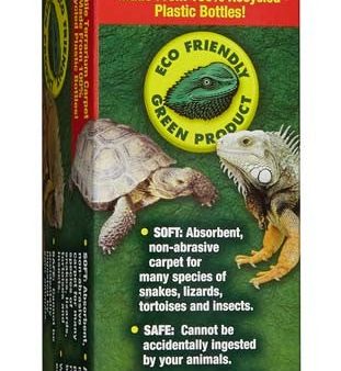 Zoo Med Eco Carpet Reptile Terrarium Carpet Tan 1ea 10 gal, 10in X 20in Online