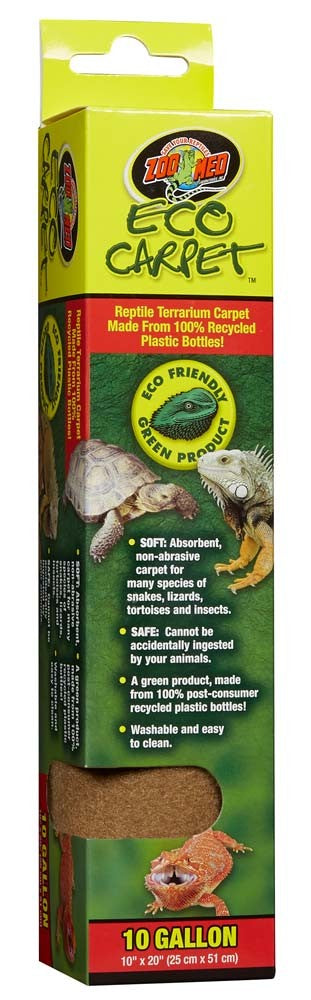 Zoo Med Eco Carpet Reptile Terrarium Carpet Tan 1ea 10 gal, 10in X 20in Online