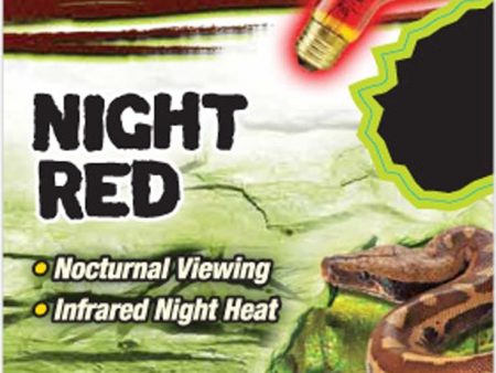 Zilla Incandescent Spot Bulbs Night Red 1ea 150 W on Sale