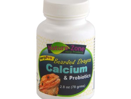 Nature Zone Bearded Dragon Calcium & Probiotics Supplement 1ea 2.8oz. Cheap