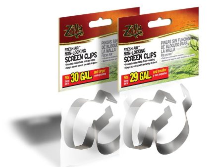 Zilla Non-Locking Screen Clips 1ea Large on Sale