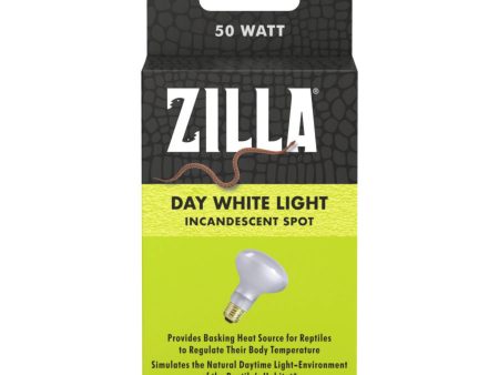 Zilla Incandescent Spot Bulbs Day White 1ea 50 W Supply