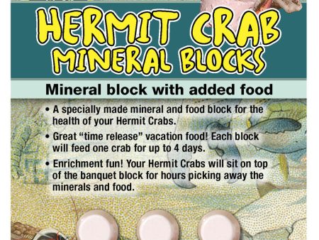 Zoo Med Hermit Crab Mineral Block 1ea 0.15 oz For Cheap