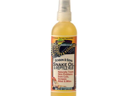 Nature Zone Benson & Sons Snake Oil and Reptile Rub 1ea 8 floz. Discount