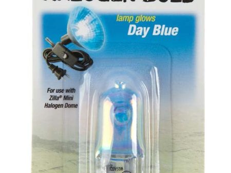 Zilla Light & Heat Mini Halogen Bulbs Day Blue 1ea 50 W Discount