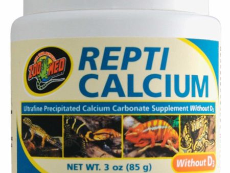 Zoo Med Repti Calcium without Vitamin D3 Reptile Supplement 1ea 3 oz Hot on Sale