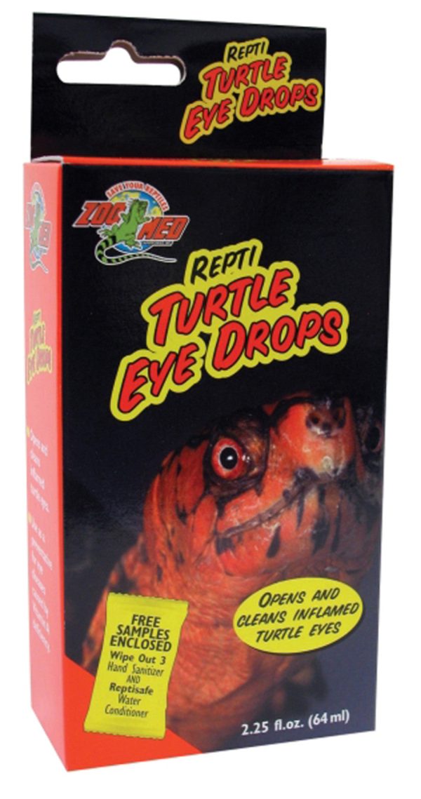 Zoo Med Repti Turtle Eye Drops for Inflammed Eyes 1ea 2.25 fl oz For Discount