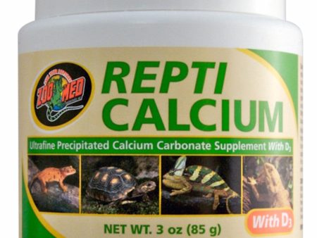 Zoo Med Repti Calcium with Vitamin D3 Reptile Supplement 1ea 3 oz on Sale