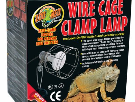 Zoo Med Wire Cage Clamp Lamp Silver 1ea Online