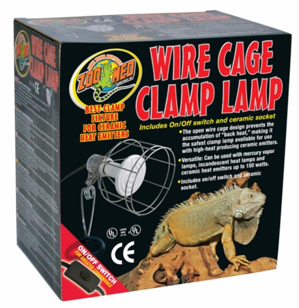 Zoo Med Wire Cage Clamp Lamp Silver 1ea Online