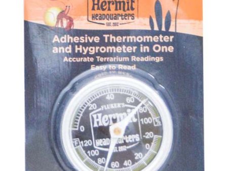 Fluker s Hermit Crab Thermometer - Hygrometer Combo White 1ea Fashion