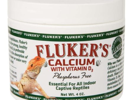 Fluker s Repta Calcium with Vitamin D3 Reptile Supplement 1ea 4 oz Cheap