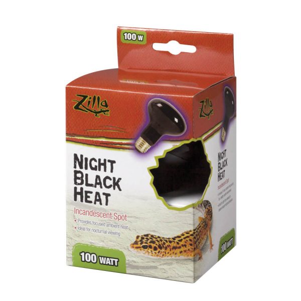 Zilla Incandescent Spot Bulbs Night Black 1ea 100 W For Sale