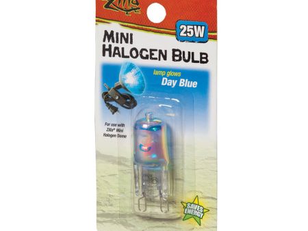 Zilla Light & Heat Mini Halogen Bulbs Day Blue 1ea 25 W on Sale