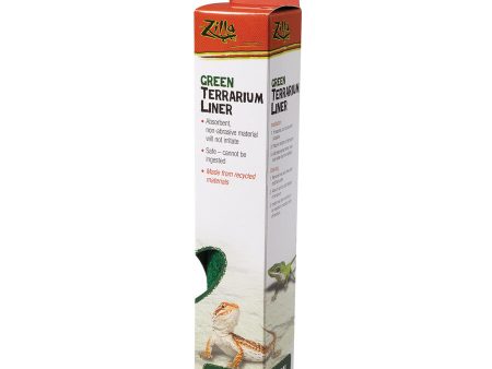 Zilla Reptile Terrarium Liners Green 1ea 10 20X gal Online Sale