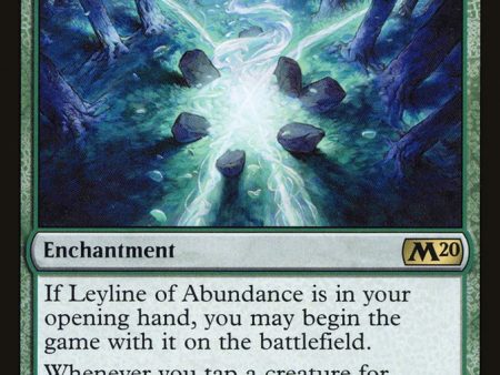 Leyline of Abundance [Core Set 2020] Sale