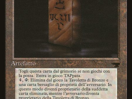 Bronze Tablet (Italian) -  Tavoletta di Bronzo  [Rinascimento] For Discount