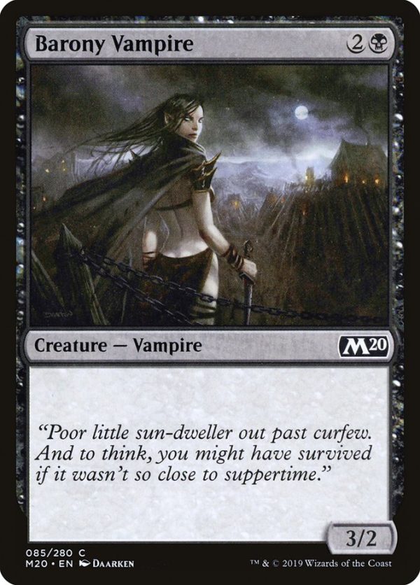 Barony Vampire [Core Set 2020] For Discount