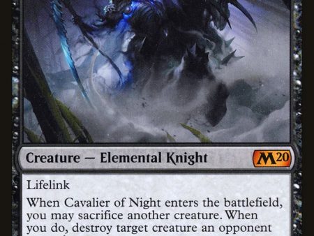 Cavalier of Night [Core Set 2020] Hot on Sale