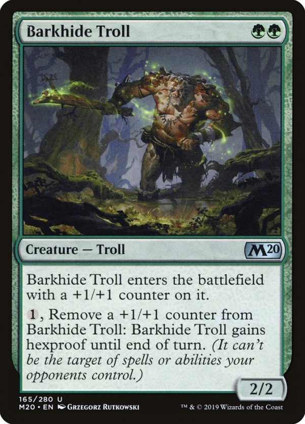 Barkhide Troll [Core Set 2020] Sale