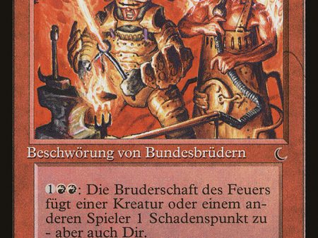 Brothers of Fire (German) -  Bruderschaft des Feuers  [Renaissance] Online Hot Sale