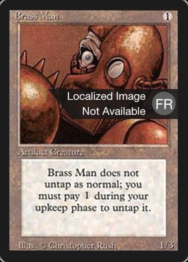 Brass Man [Foreign Black Border] Sale