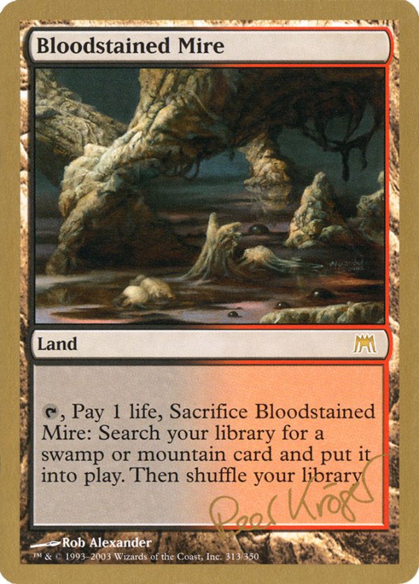 Bloodstained Mire (Peer Kroger) [World Championship Decks 2003] Discount