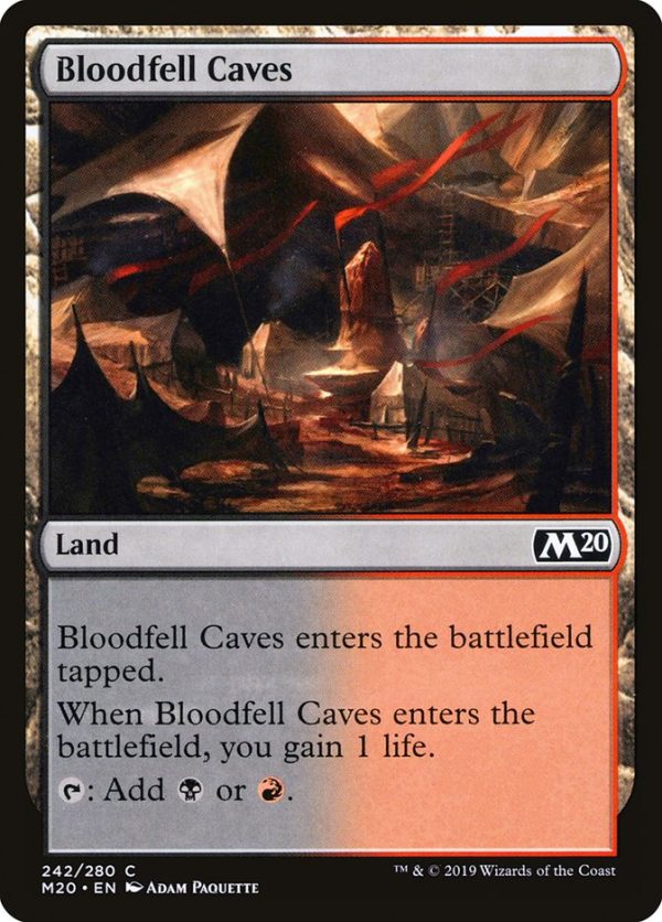 Bloodfell Caves [Core Set 2020] Cheap