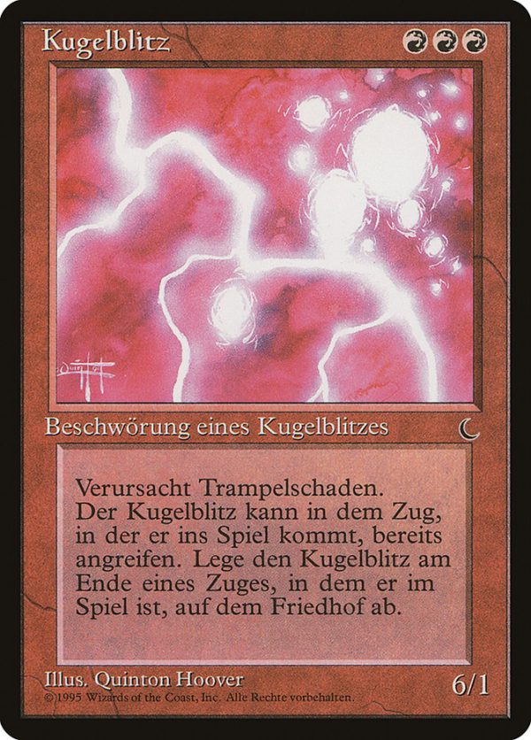 Ball Lightning (German) -  Kugelblitz  [Renaissance] Online now