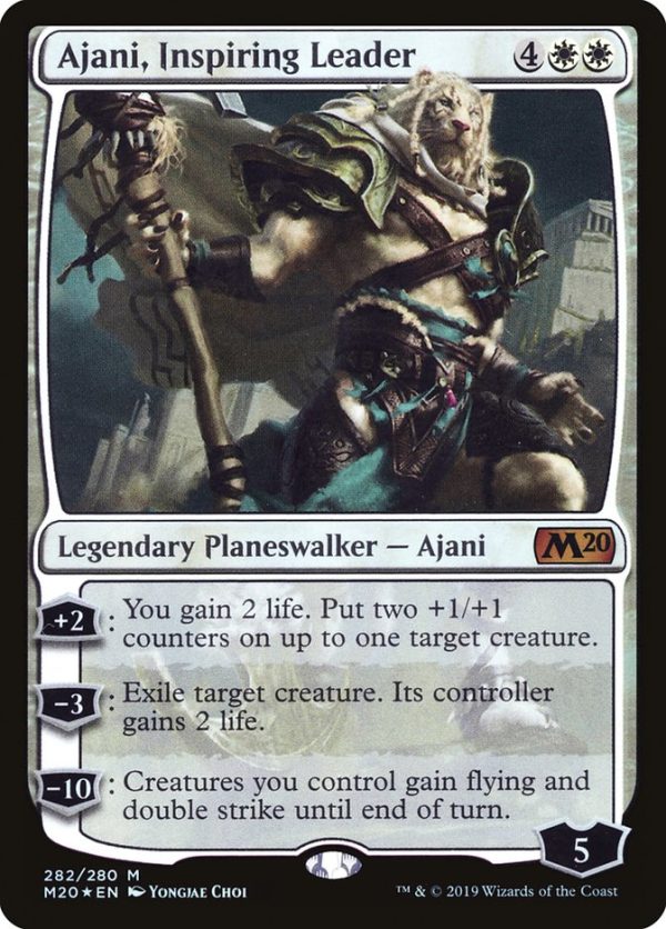 Ajani, Inspiring Leader [Core Set 2020] Supply