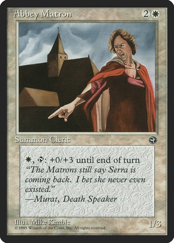 Abbey Matron (Murat Flavor Text) [Homelands] For Cheap