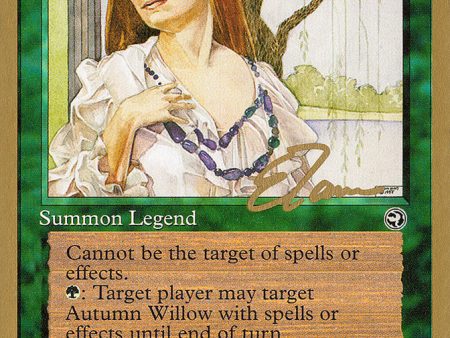 Autumn Willow (Eric Tam) [Pro Tour Collector Set] For Sale