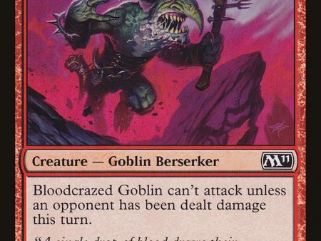 Bloodcrazed Goblin [Magic 2011] Supply