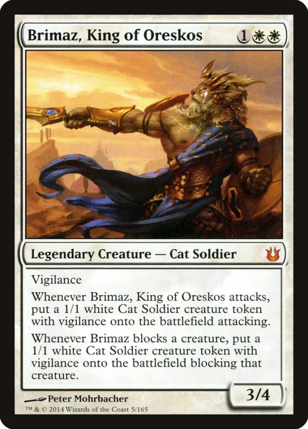 Brimaz, King of Oreskos [Born of the Gods] For Cheap