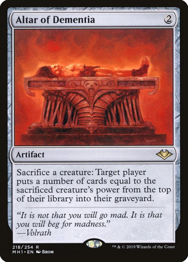 Altar of Dementia [Modern Horizons] Sale