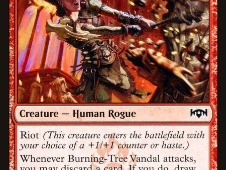 Burning-Tree Vandal [Ravnica Allegiance] Discount