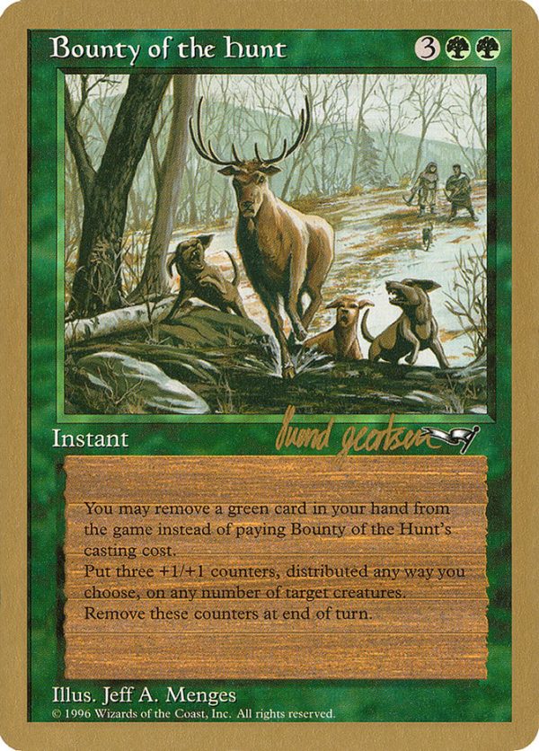 Bounty of the Hunt (Svend Geertsen) [World Championship Decks 1997] For Cheap