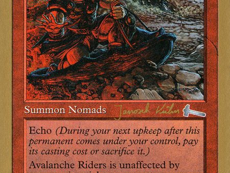 Avalanche Riders (Janosch Kuhn) [World Championship Decks 2000] Supply