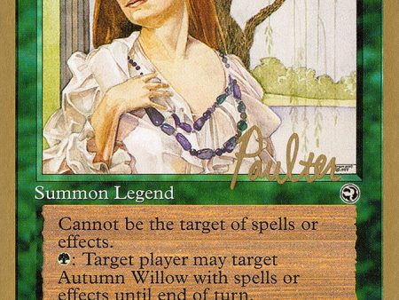 Autumn Willow (Preston Poulter) [Pro Tour Collector Set] Online Hot Sale