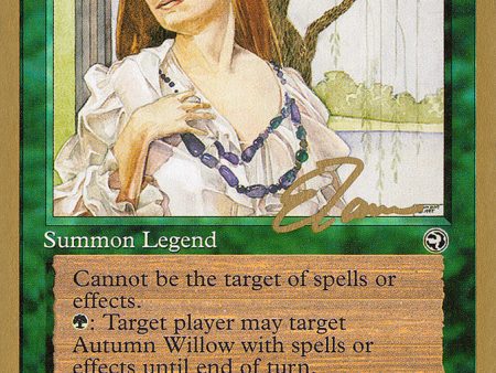 Autumn Willow (Eric Tam) (SB) [Pro Tour Collector Set] Supply