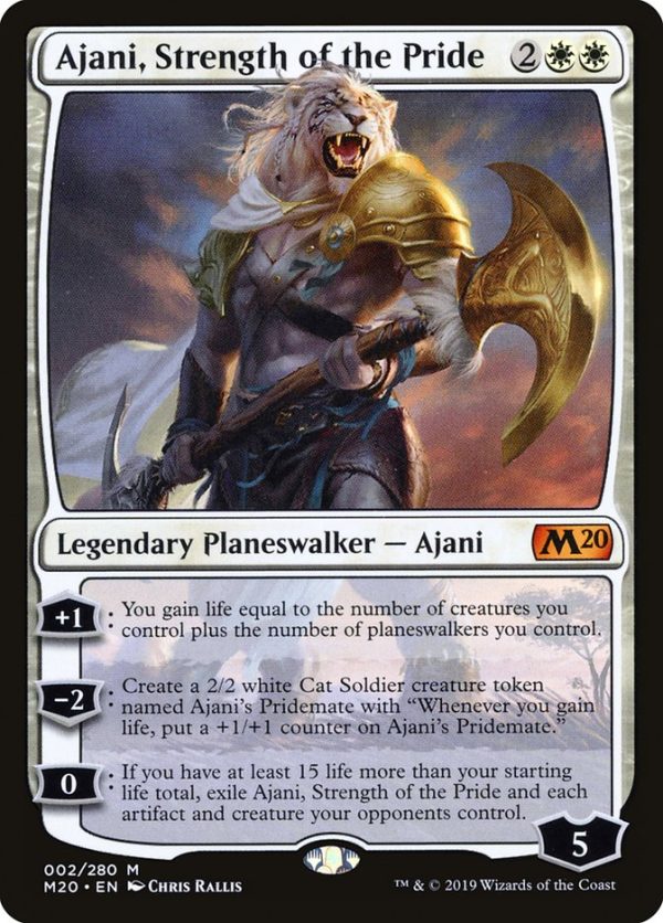 Ajani, Strength of the Pride [Core Set 2020] Online Hot Sale