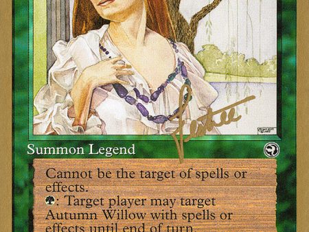 Autumn Willow (Bertrand Lestree) [Pro Tour Collector Set] Cheap