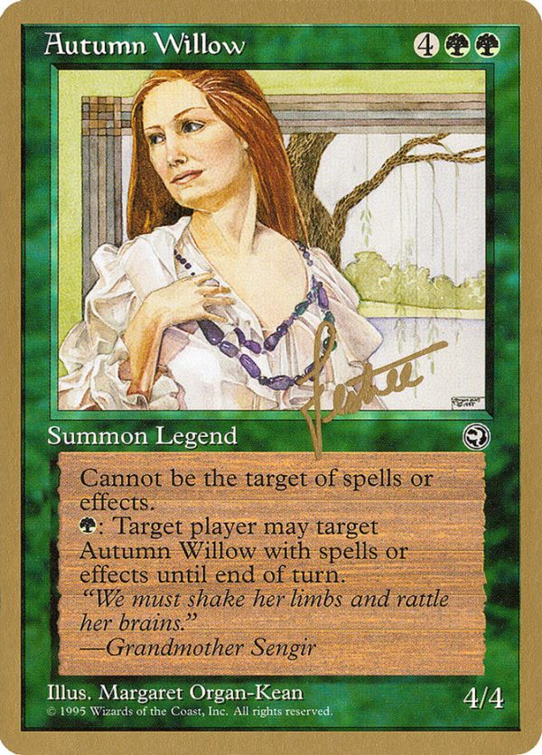 Autumn Willow (Bertrand Lestree) [Pro Tour Collector Set] Cheap