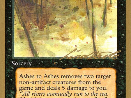 Ashes to Ashes (Leon Lindback) (SB) [Pro Tour Collector Set] Sale