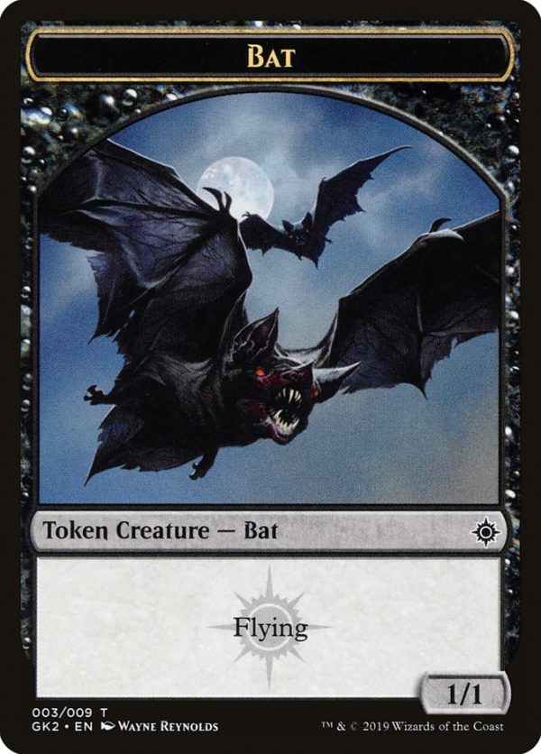 Bat    Spirit (010) Double-Sided Token [Ravnica Allegiance Guild Kit Tokens] For Sale