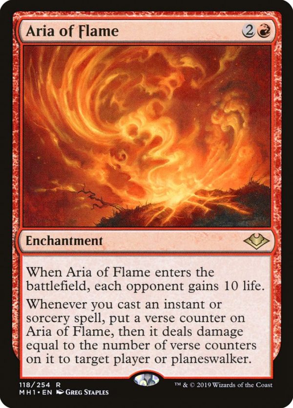 Aria of Flame [Modern Horizons] Discount