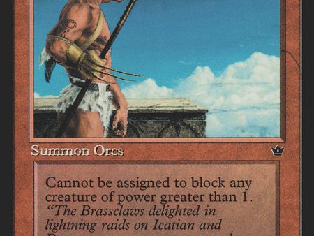 Brassclaw Orcs (Rob Alexander - Sarpadian Empires Flavor Text) [Fallen Empires] on Sale