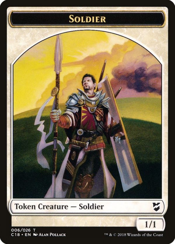 Angel    Soldier Double-Sided Token [Commander 2018 Tokens] For Sale