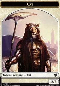 Cat    Cat Warrior Double-Sided Token [Commander 2017 Tokens] Discount