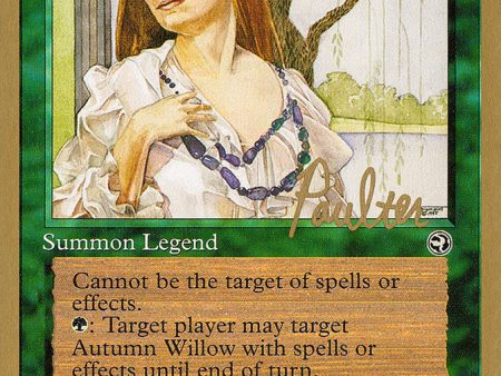 Autumn Willow (Preston Poulter) (SB) [Pro Tour Collector Set] Online now